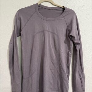 LuLulemon Long Sleeve Lavender Top